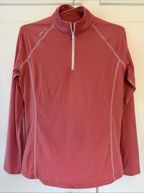 RLX - Women's Long-Sleeve Coral quarter zip, sun protection Golf 1/4 Zip Top